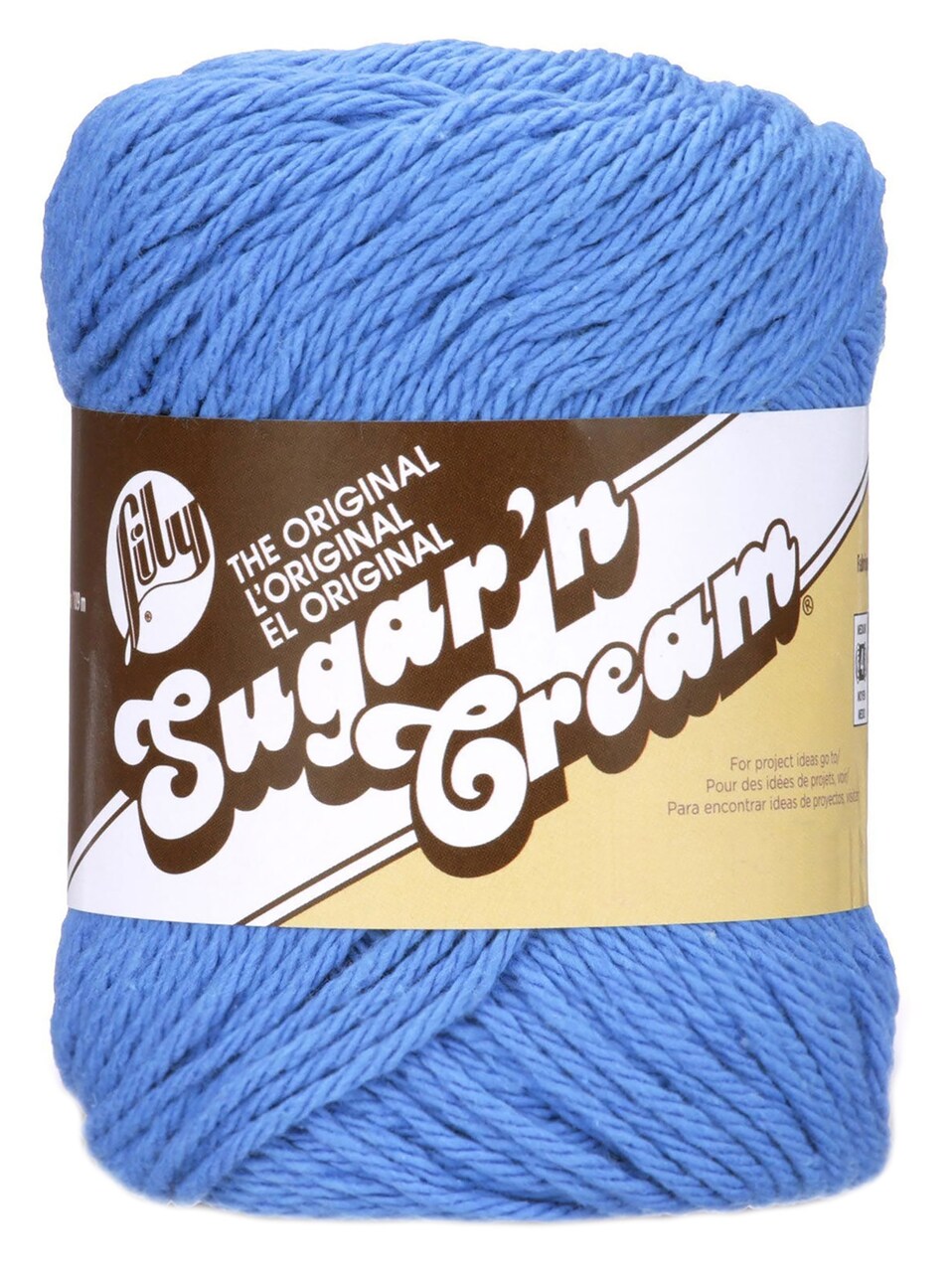(Pack of 3) Lily Sugar'n Cream Yarn - Solids-Blueberry